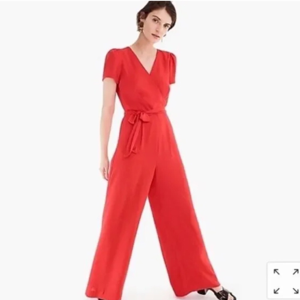 J. Crew Tie Waist Jumpsuit
